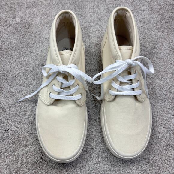 New! Polo Ralph Lauren Keaton Chukka boot sneakers color Ecru size 7.5 - Picture 2 of 9